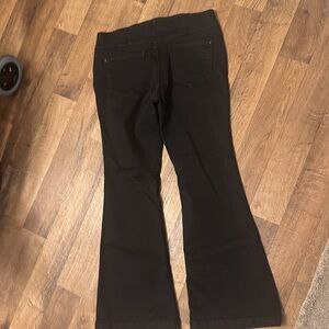 INC Stretchy Black Boot Cut Jeans, Sz 14